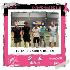 Rencontre J10 de la CH : Vigneux contre Saint Sébastien (défaite)
